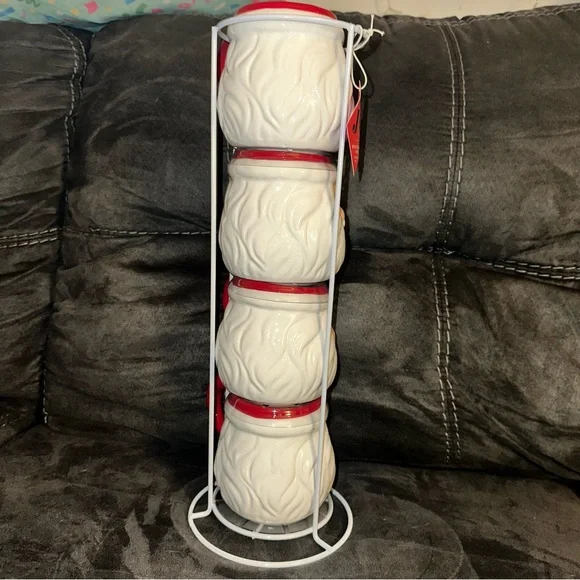 NEW Unused Stackable Santa Mugs - Perfect Christmas Gift or Holiday Decor - Picture 4 of 8